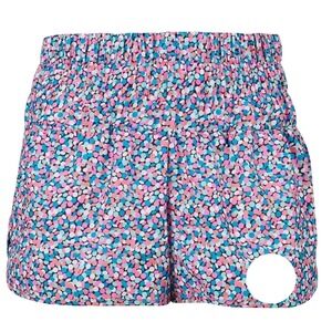 Love and Pinapples Running Shorts Women's Medium Colorful Dots Lined NWOT